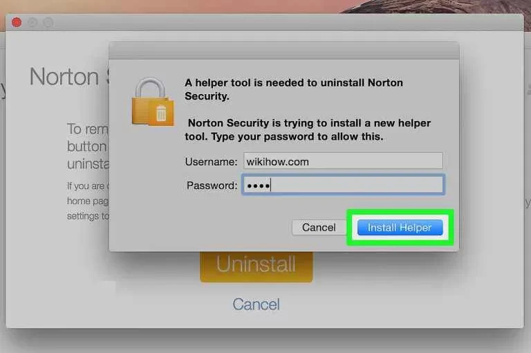 Uninstall Norton Security Online or Norton Security Suite