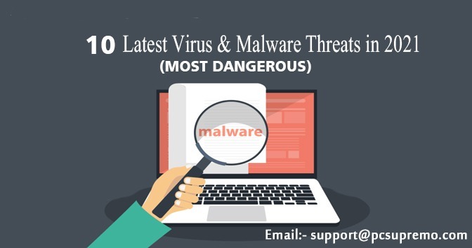 10 Latest (MOST DANGEROUS) Virus & Malware Threats in 2021