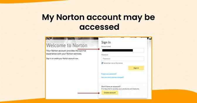 My norton account